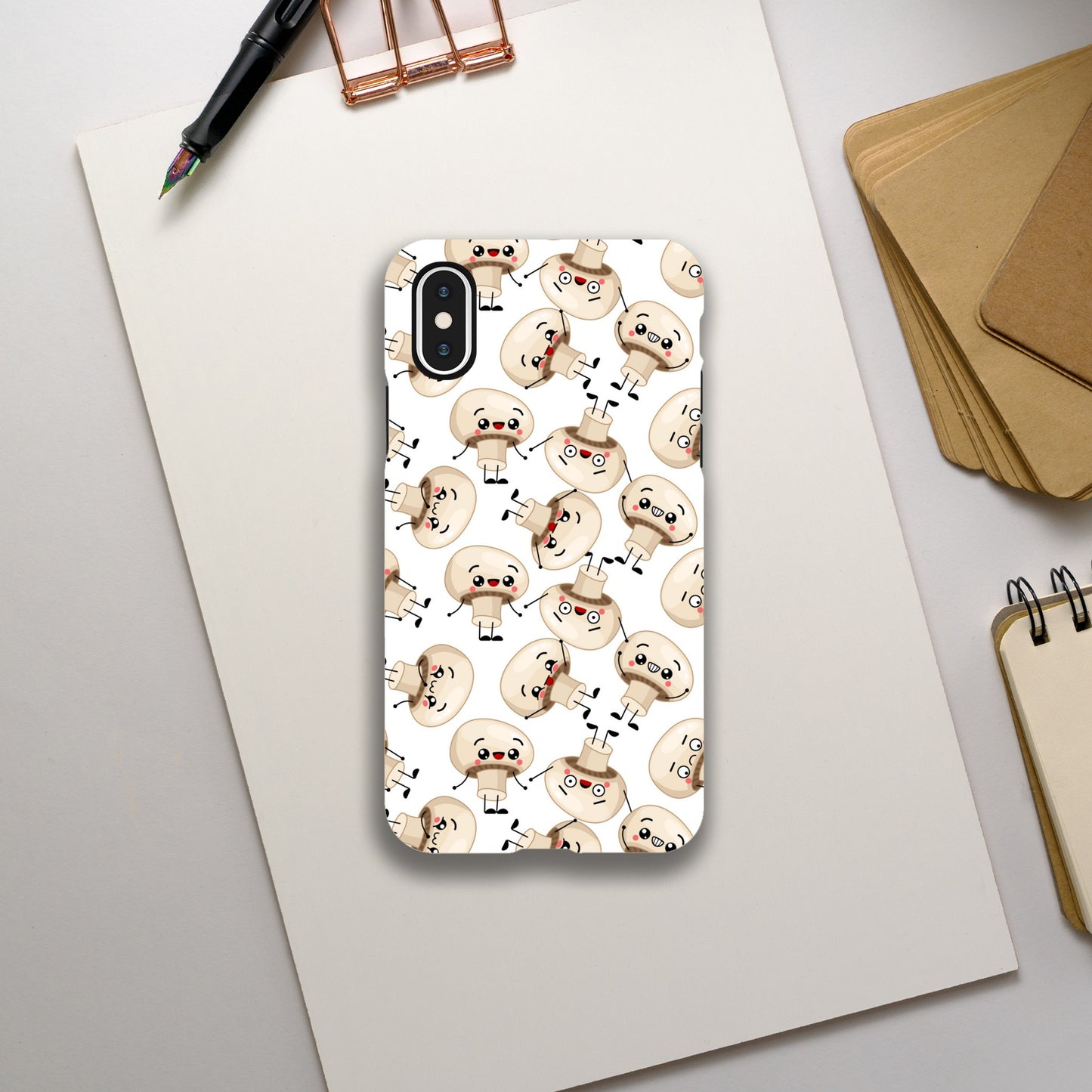 Cute Mushrooms - Phone Tough Case iPhone X Phone Case Globally Fulfilled