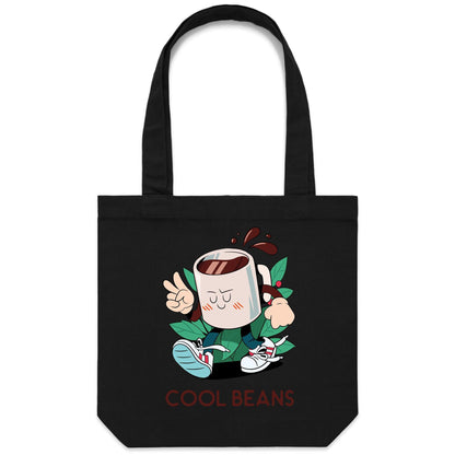 Cool Beans, Coffee - Canvas Tote Bag