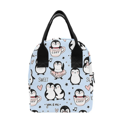 Penguin Love - Zipper Lunch Bag