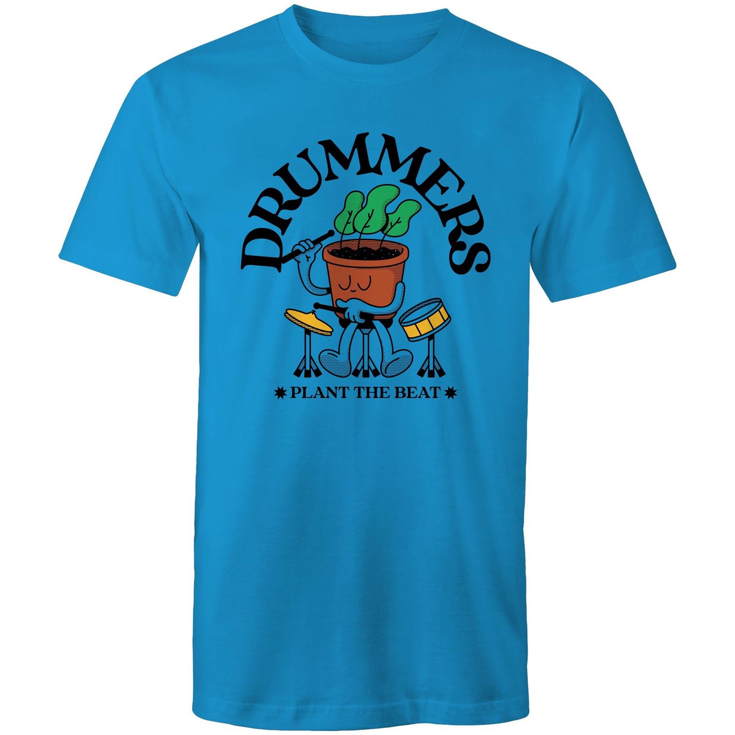 Drummers Plant The Beat - Mens T-Shirt