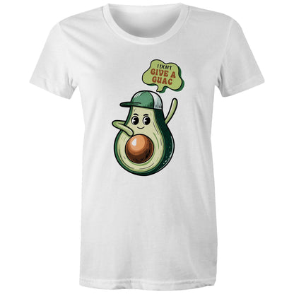 Avocado, I Don't Give A Guac - Womens T-shirt