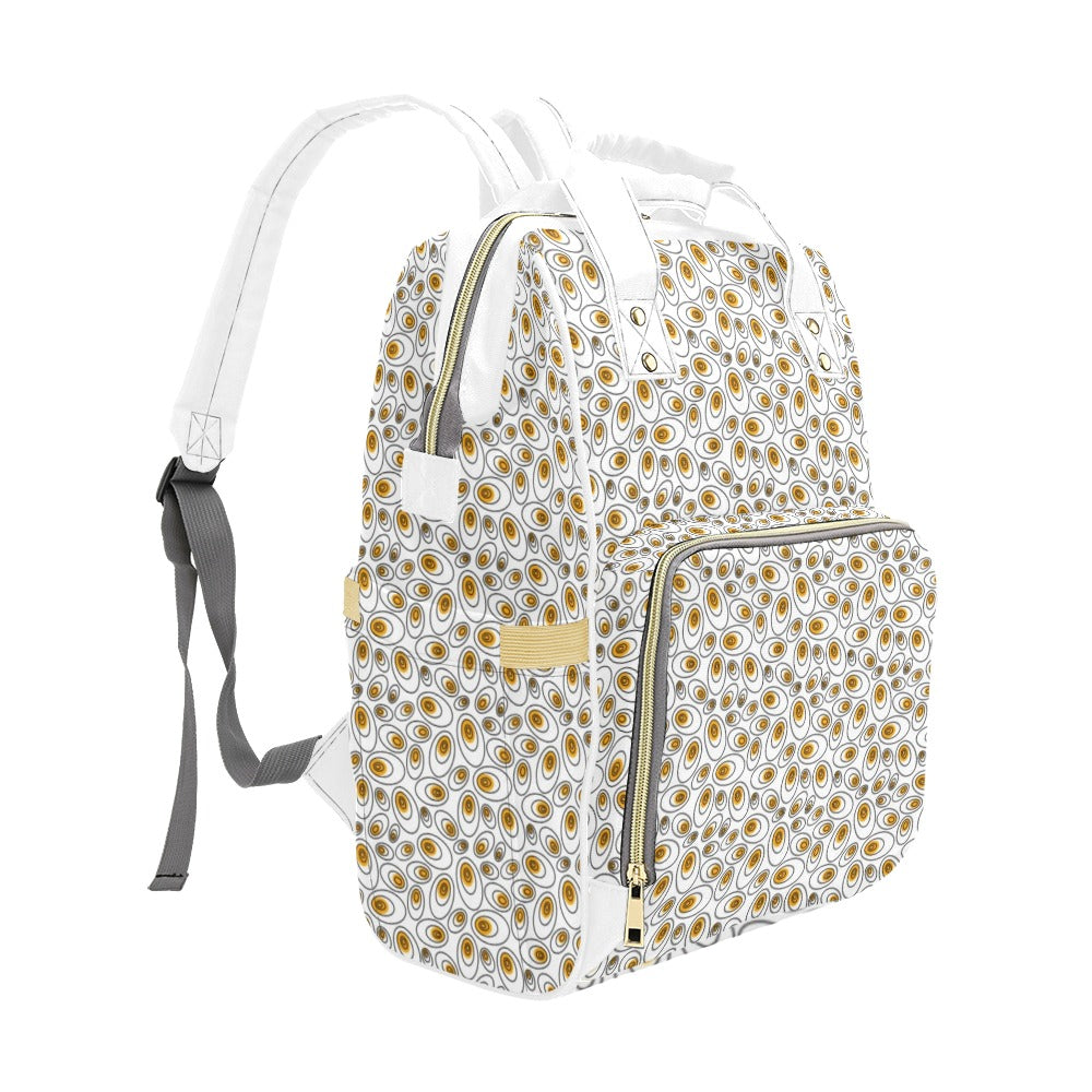 Eggs Abstract - Multifunction Backpack Multifunction Backpack Food Printed Offshore