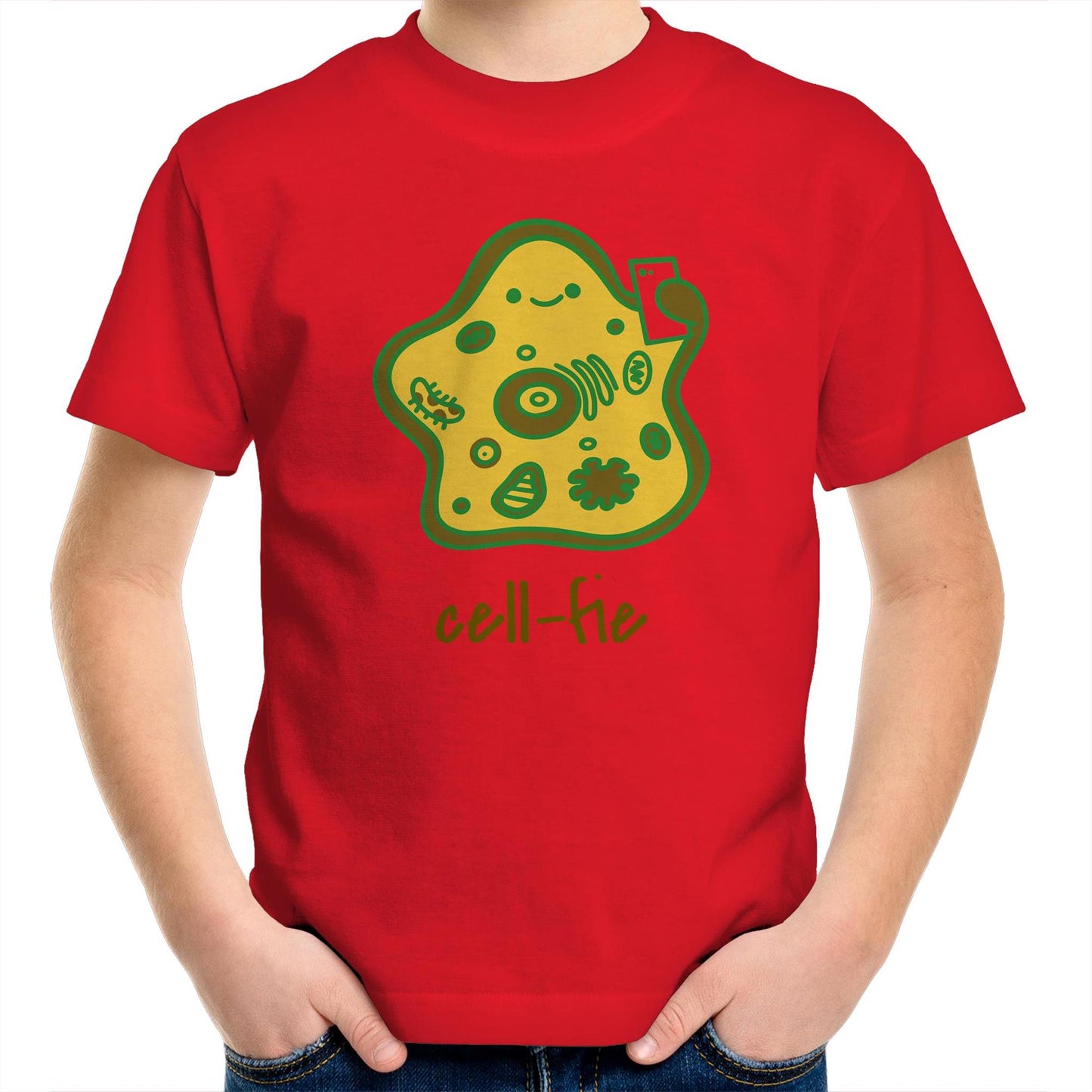 Cell-fie, Cell Selfie - Kids Youth T-Shirt