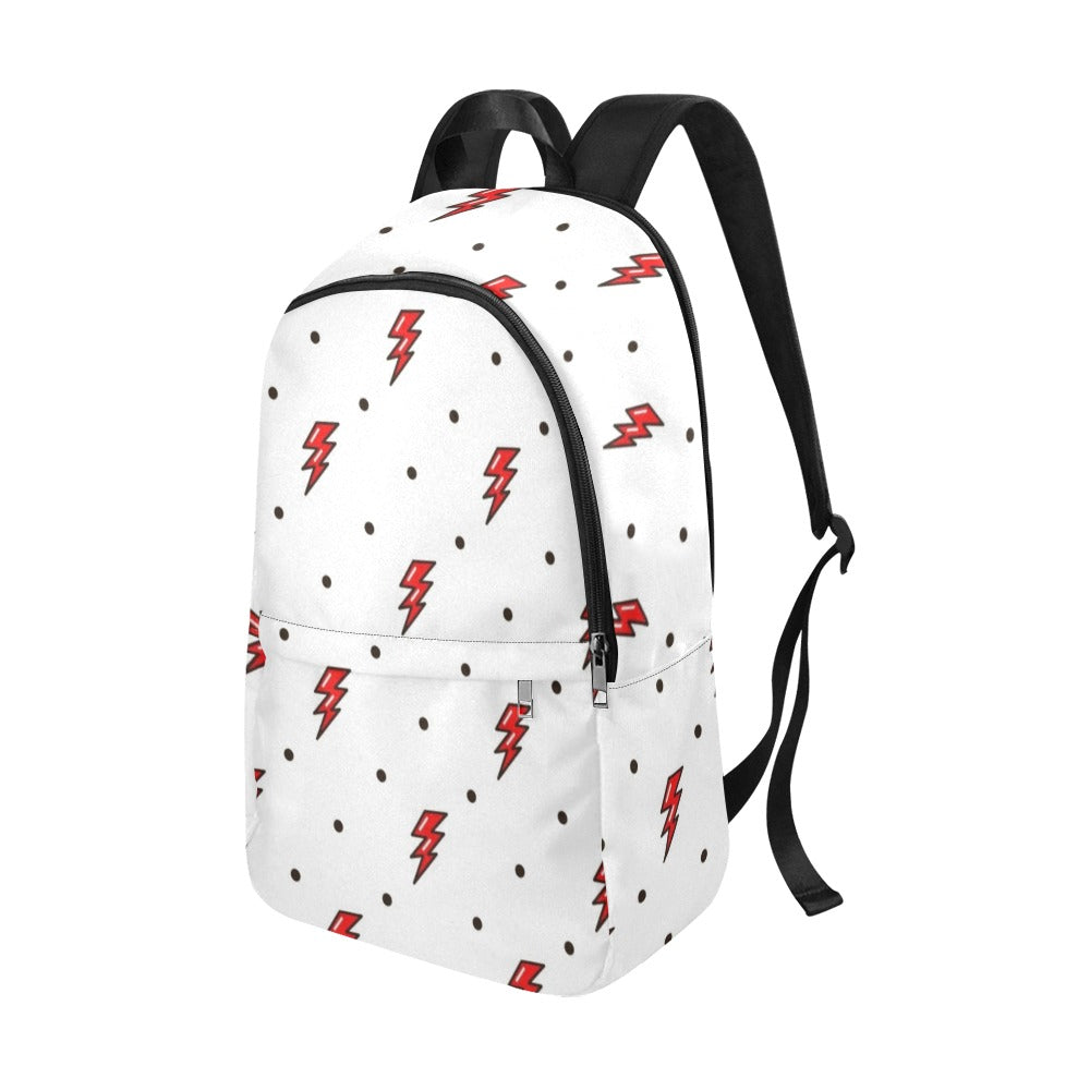 Red Lightning - Fabric Backpack for Adult