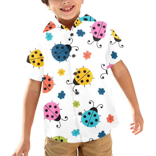 Ladybugs - Junior Boys Hawaiian Shirt