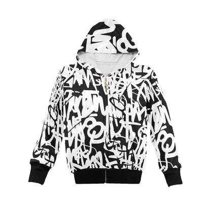 Graffiti - Junior Boys Zip Up Hoodie