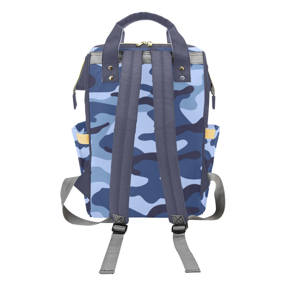 Blue Camouflage - Multifunction Backpack Multifunction Backpack Printed Offshore