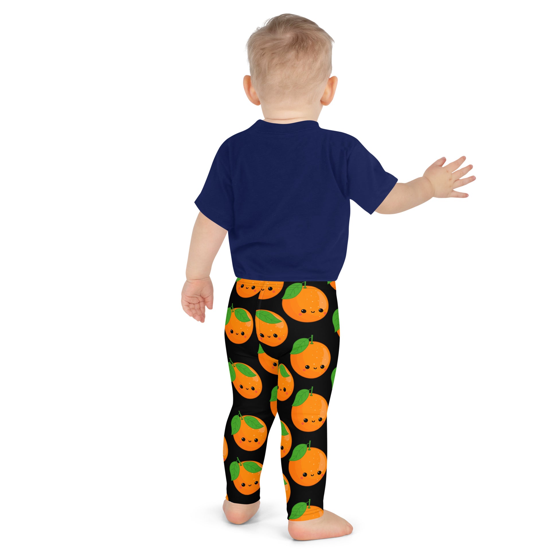 Orange Characters - Kid's Leggings Kids Leggings (US) Food Printed Offshore