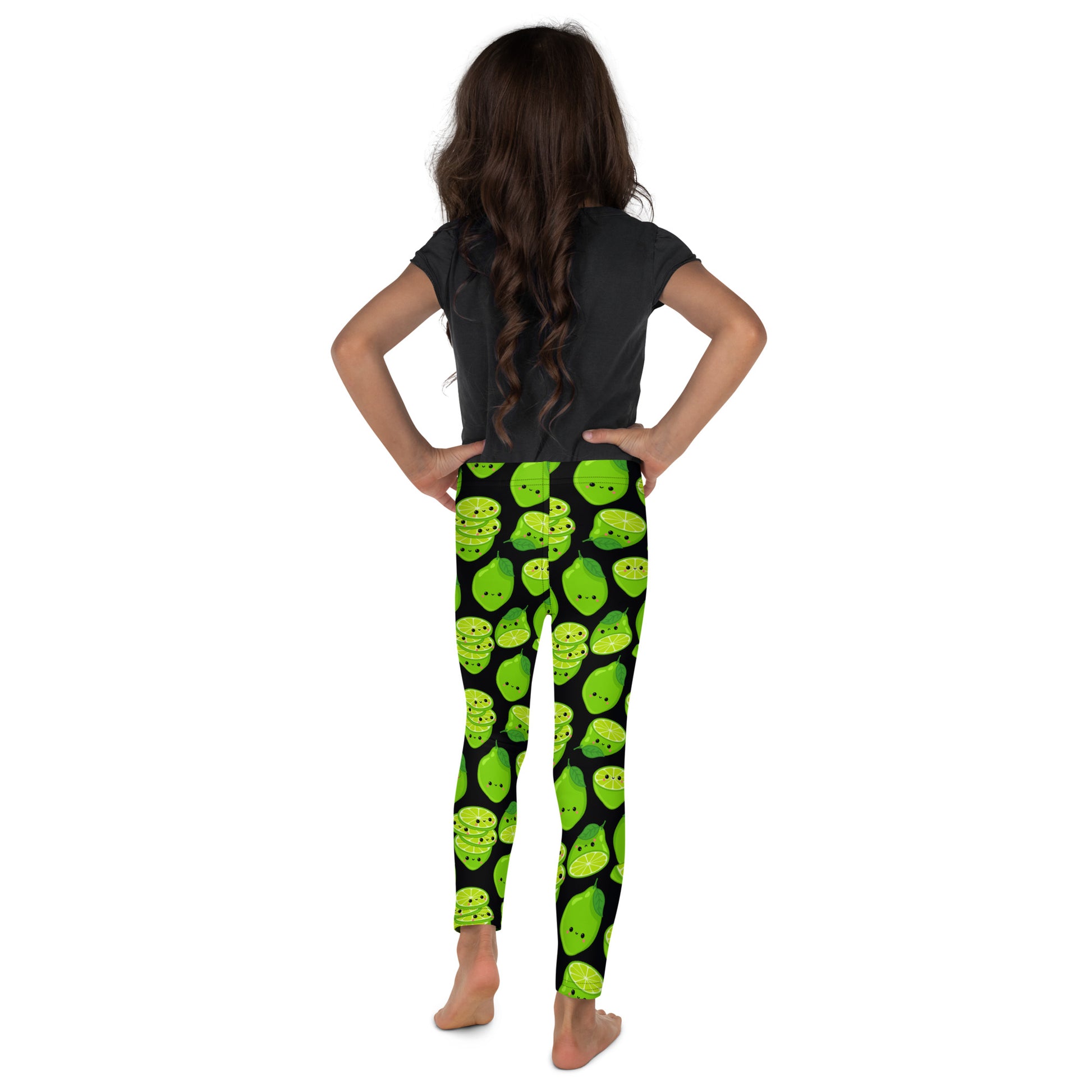 Cute Limes - Kid's Leggings Kids Leggings (US) Food Printed Offshore