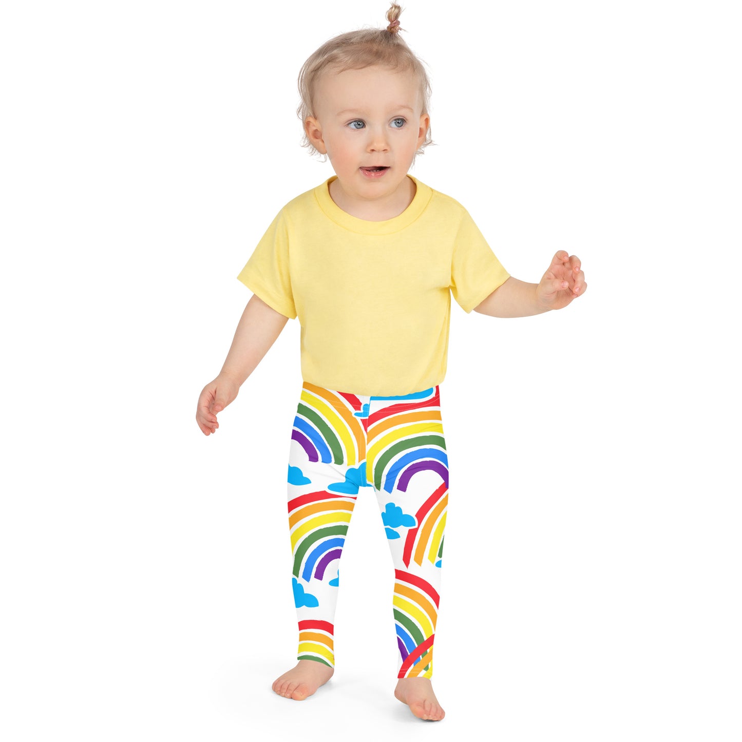 Rainbows And Clouds - Kid's Leggings Kids Leggings (US) Printed Offshore