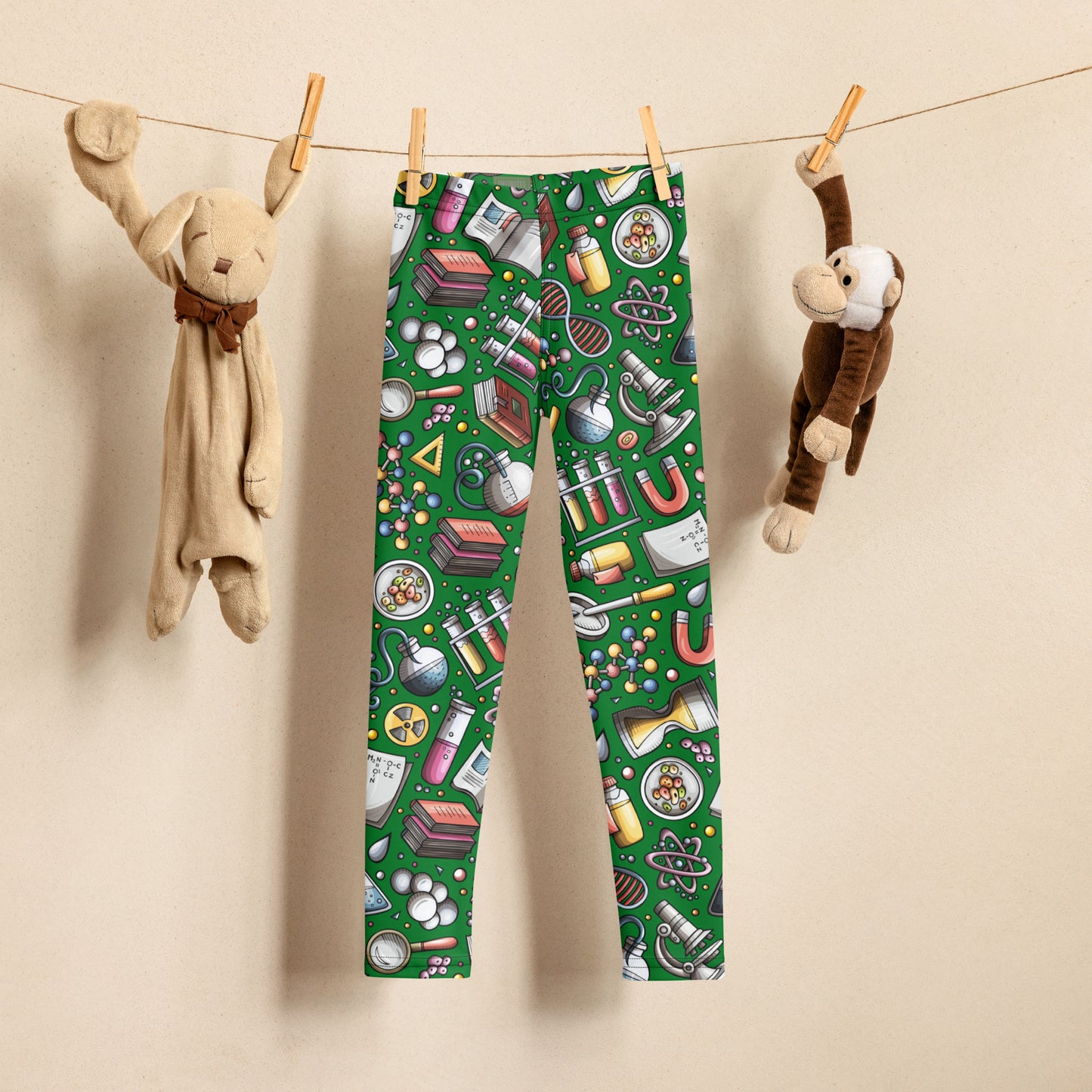 Science Love - Kid's Leggings 7 Kids Leggings (US) Printed Offshore