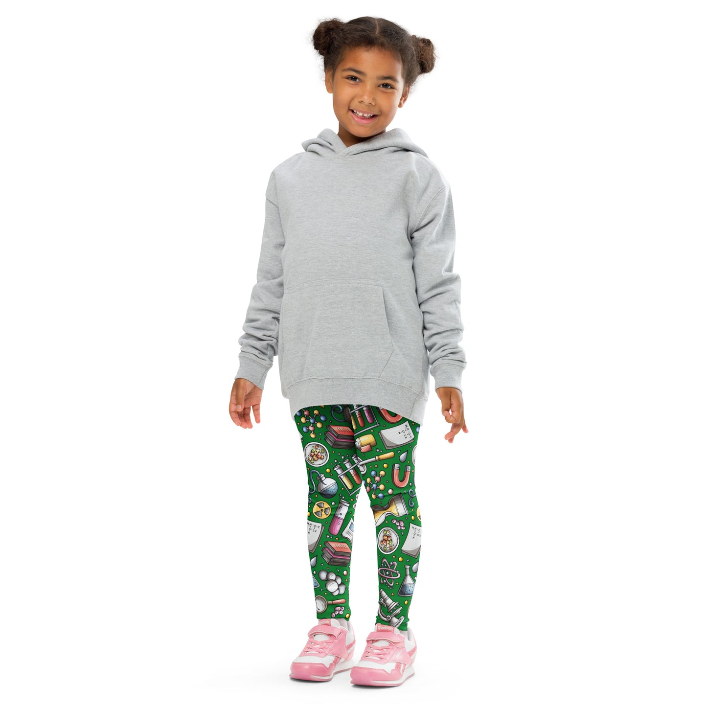 Science Love - Kid's Leggings Kids Leggings (US) Printed Offshore