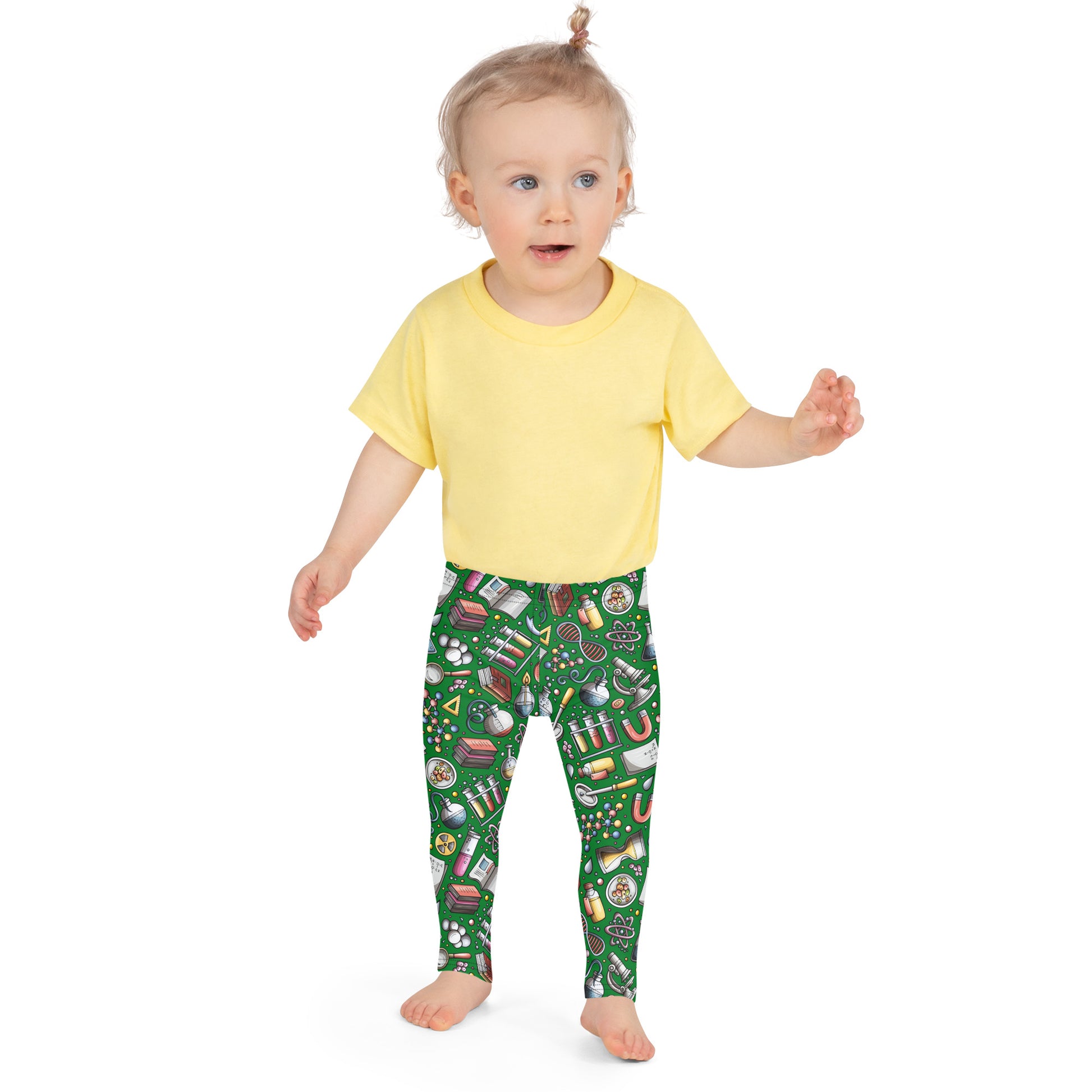 Science Love - Kid's Leggings Kids Leggings (US) Printed Offshore