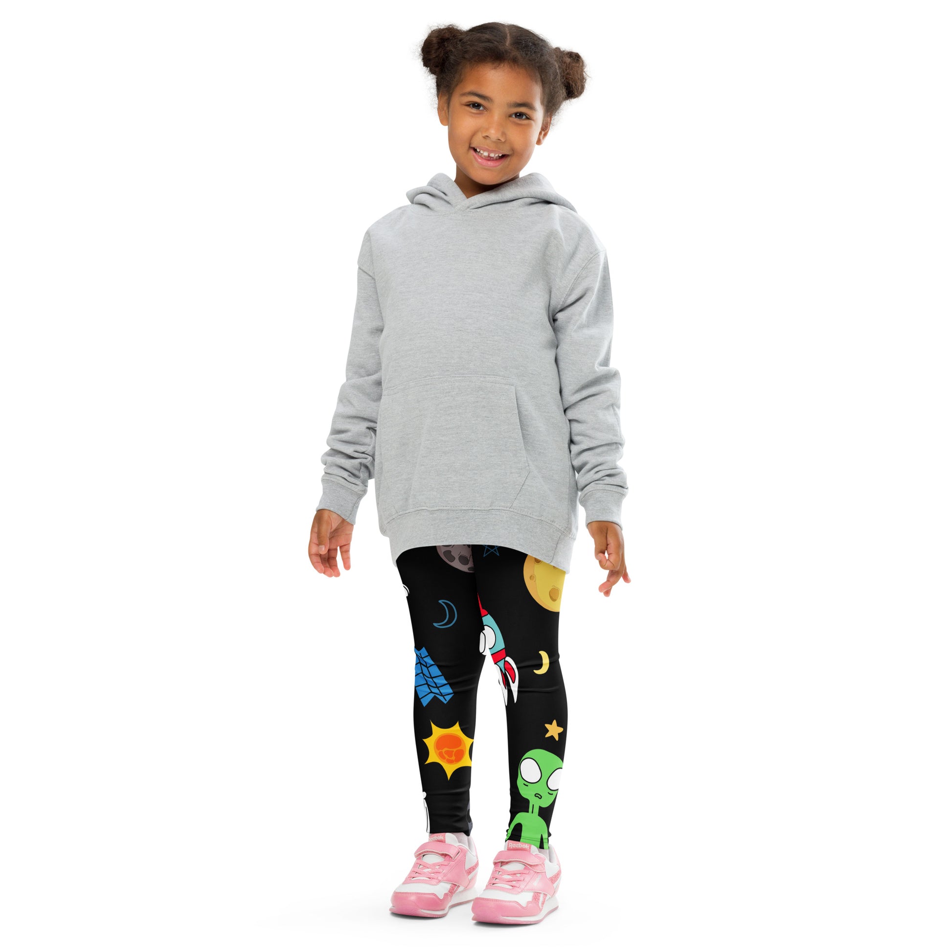 Kids Space - Kid's Leggings Kids Leggings (US) Printed Offshore Space