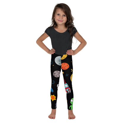 Kids Space - Kid's Leggings Kids Leggings (US) Printed Offshore Space