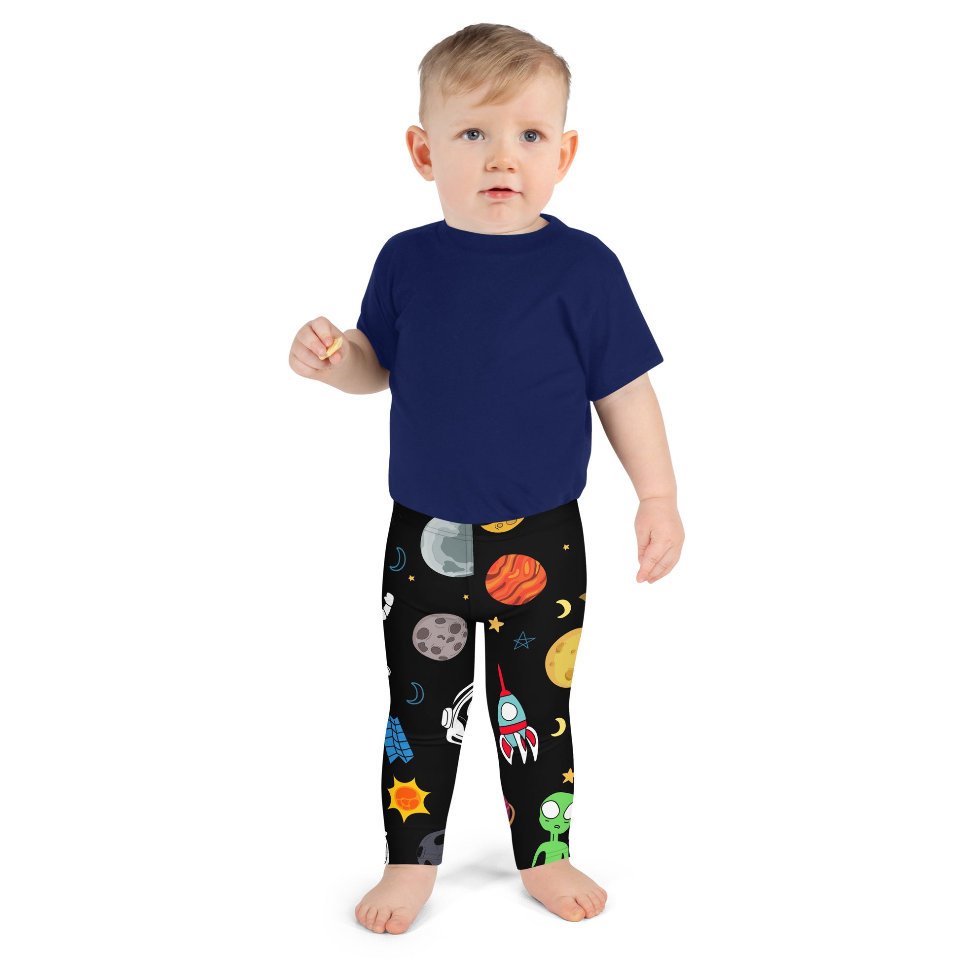 Kids Space - Kid's Leggings Kids Leggings (US) Printed Offshore Space