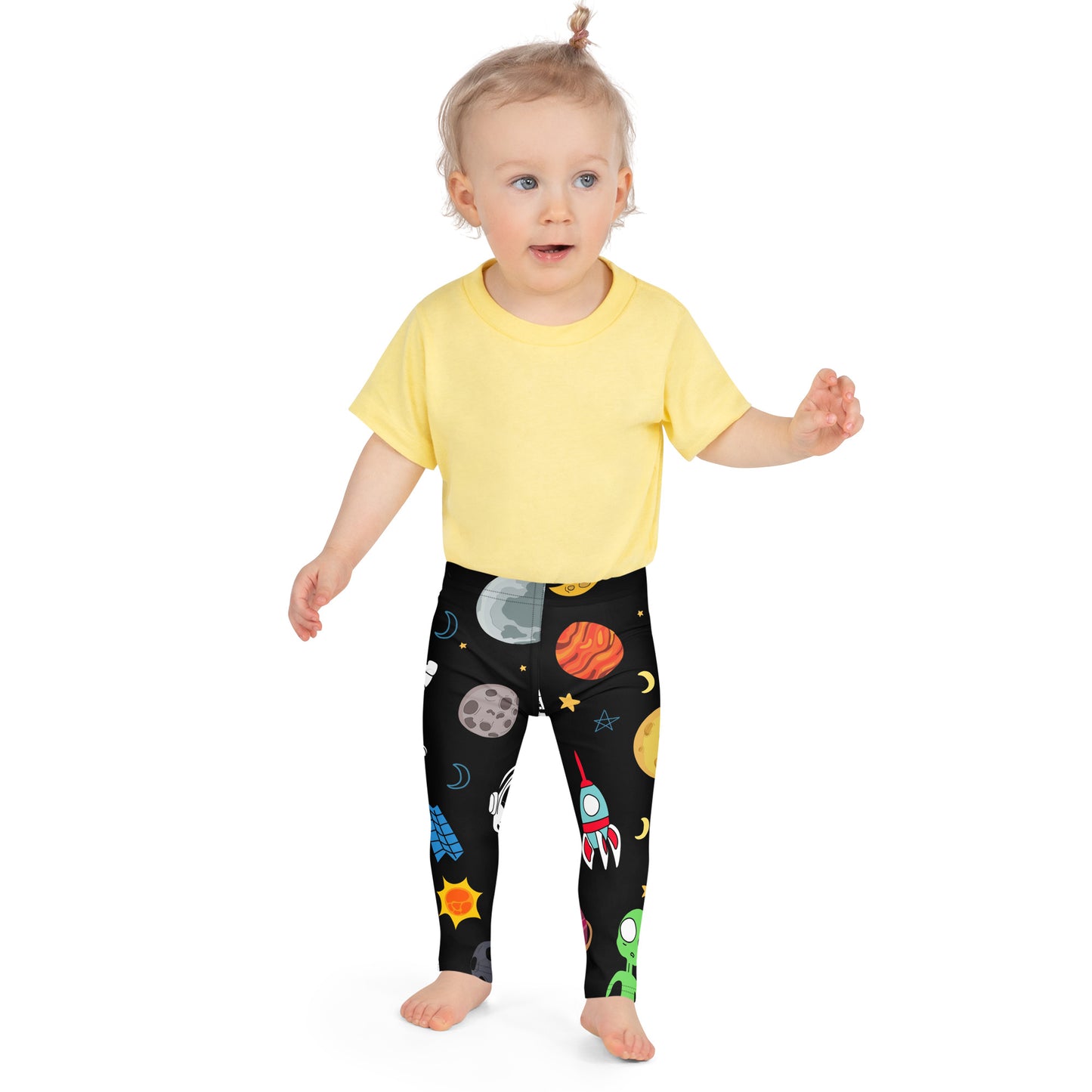 Kids Space - Kid's Leggings Kids Leggings (US) Printed Offshore Space