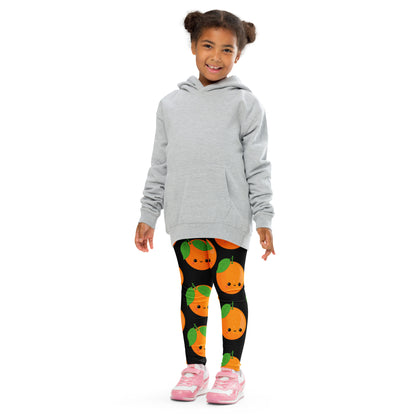 Orange Characters - Kid's Leggings Kids Leggings (US) Food Printed Offshore