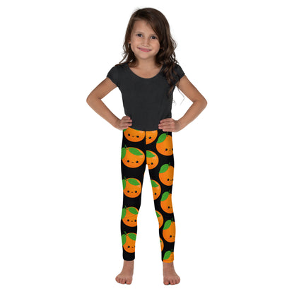 Orange Characters - Kid's Leggings Kids Leggings (US) Food Printed Offshore