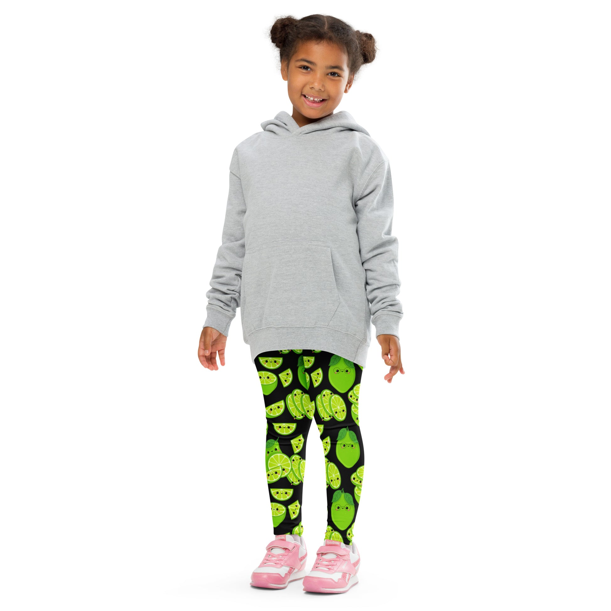 Cute Limes - Kid's Leggings Kids Leggings (US) Food Printed Offshore