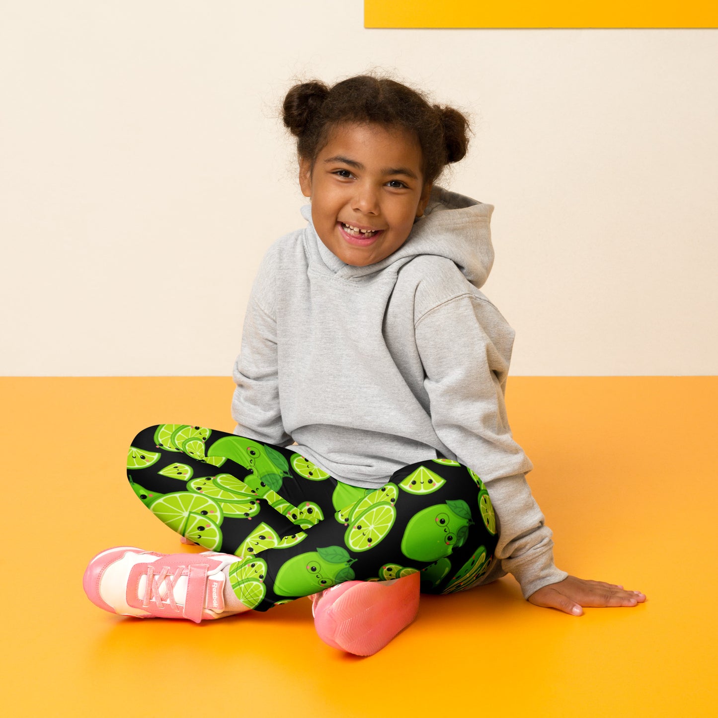 Cute Limes - Kid's Leggings Kids Leggings (US) Food Printed Offshore