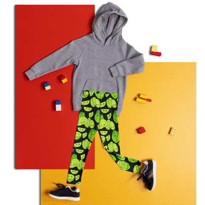 Cute Limes - Kid's Leggings Kids Leggings (US) Food Printed Offshore