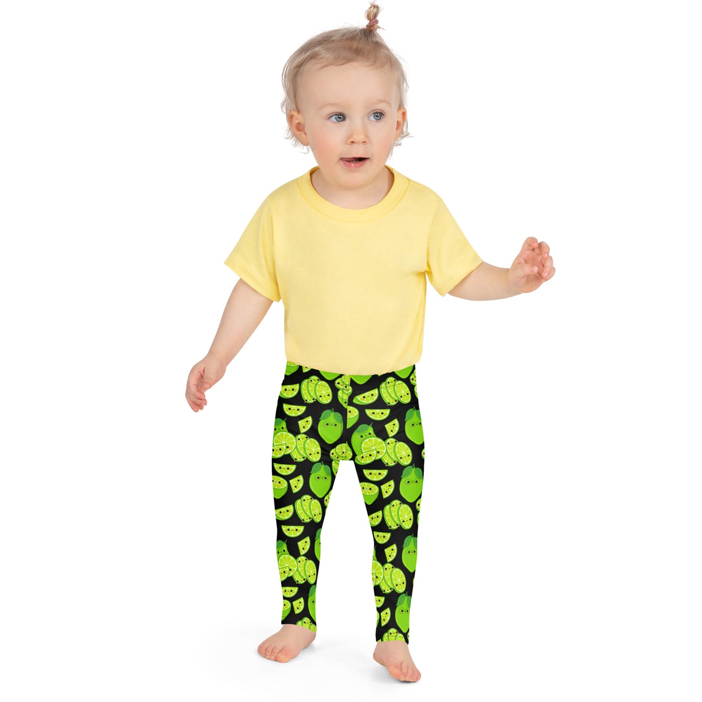 Cute Limes - Kid's Leggings Kids Leggings (US) Food Printed Offshore