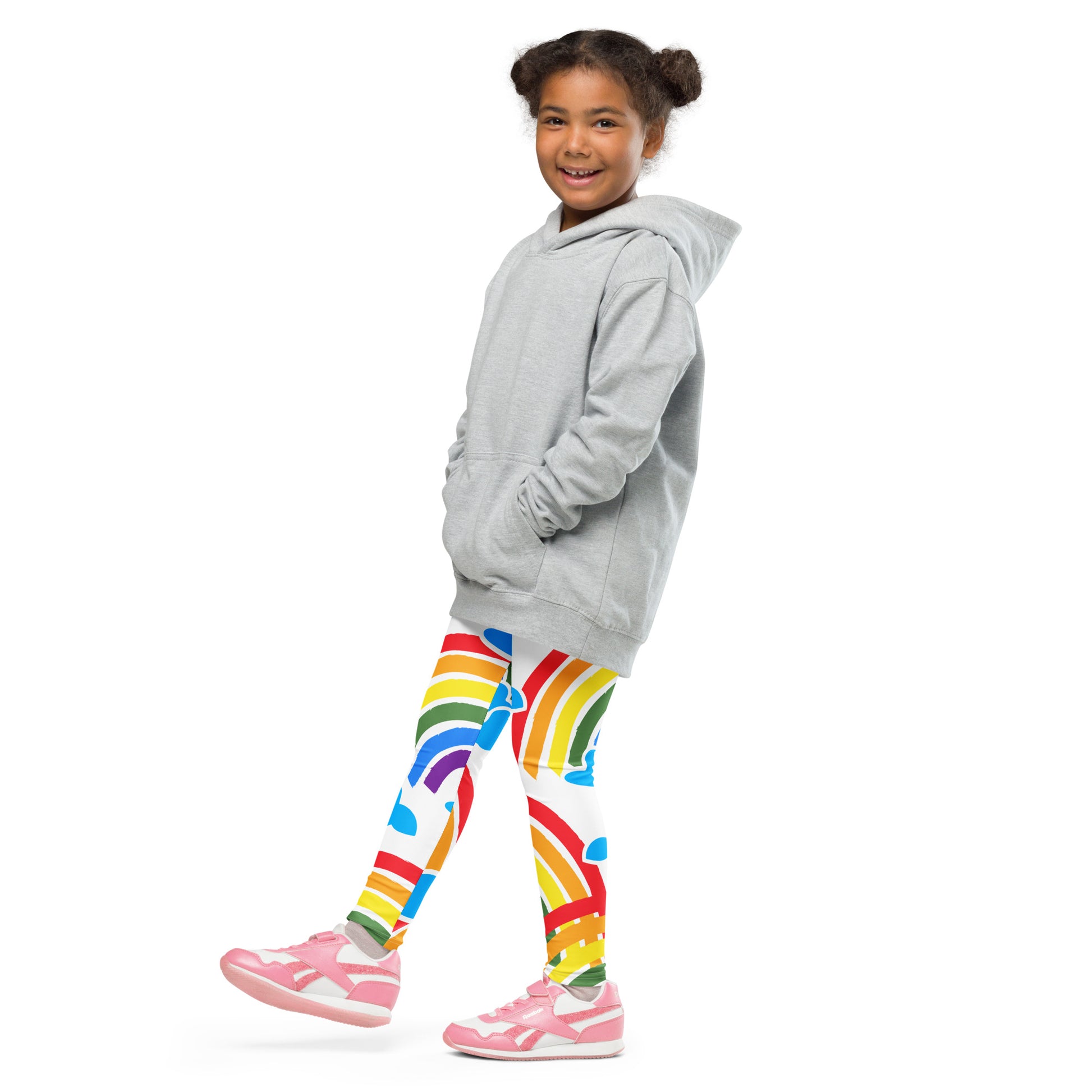 Rainbows And Clouds - Kid's Leggings Kids Leggings (US) Printed Offshore