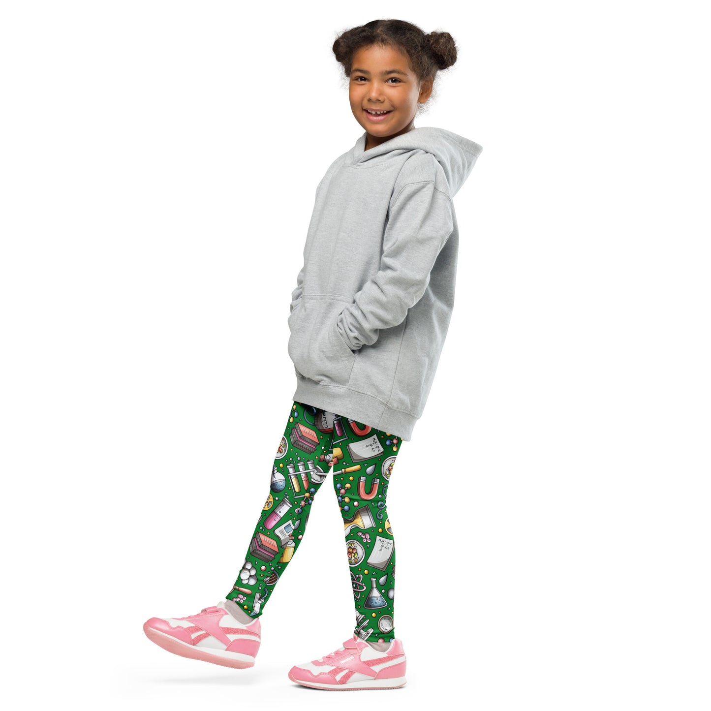 Science Love - Kid's Leggings Kids Leggings (US) Printed Offshore