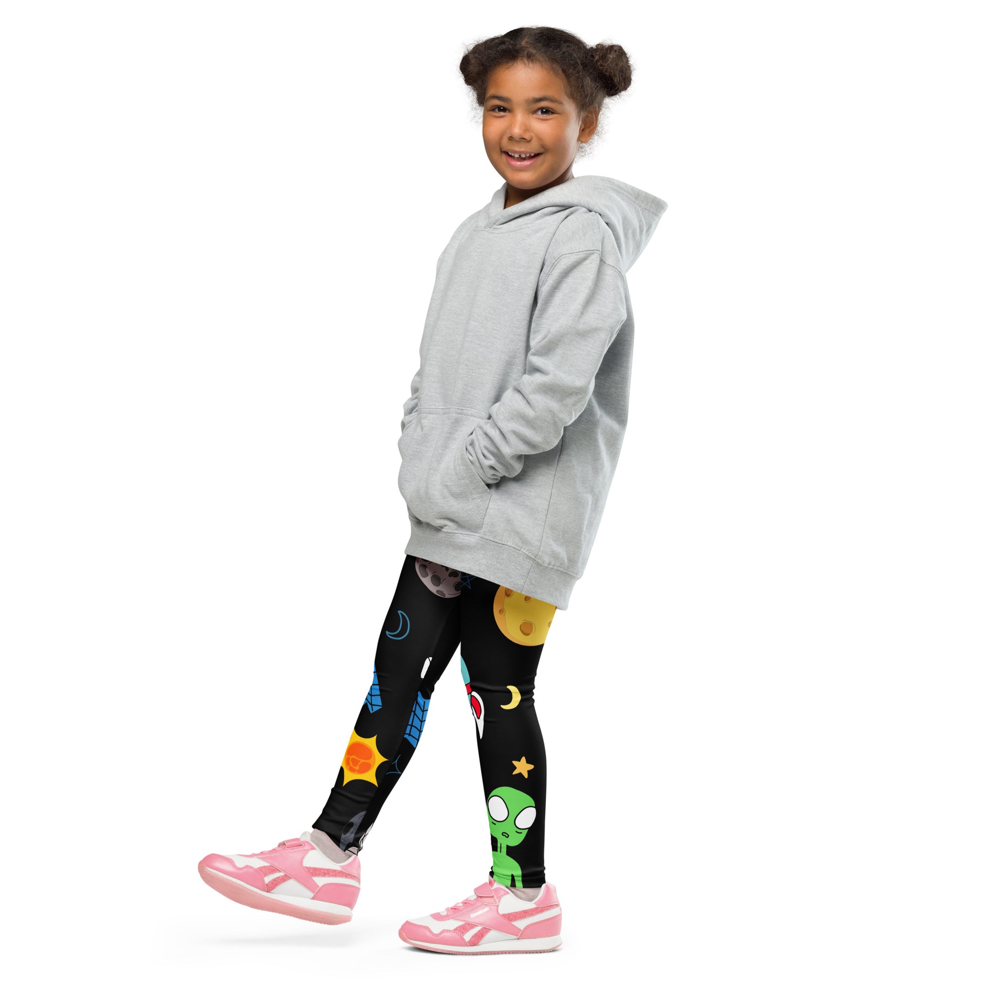 Kids Space - Kid's Leggings Kids Leggings (US) Printed Offshore Space