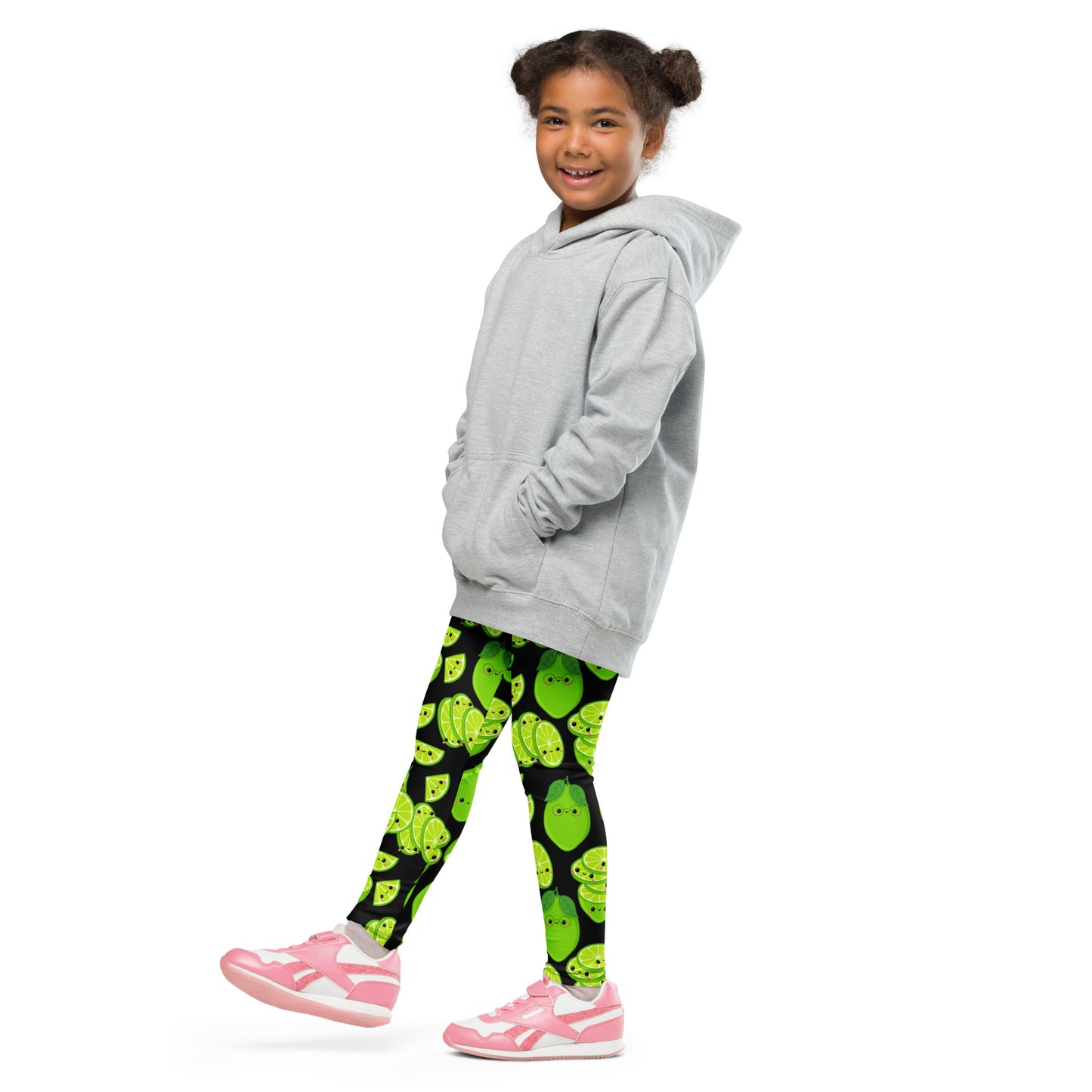 Cute Limes - Kid's Leggings Kids Leggings (US) Food Printed Offshore