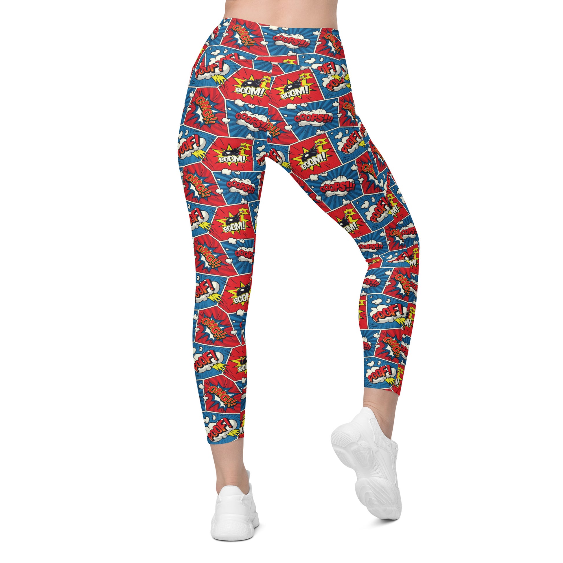 Comic Book - Leggings with pockets, 2XS - 6XL Leggings With Pockets 2XS - 6XL (US)