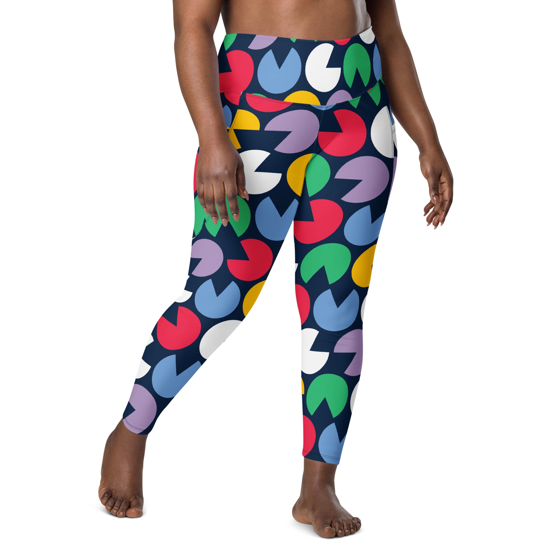 Hungry Circles - Leggings with pockets, 2XS - 6XL Leggings With Pockets 2XS - 6XL (US)