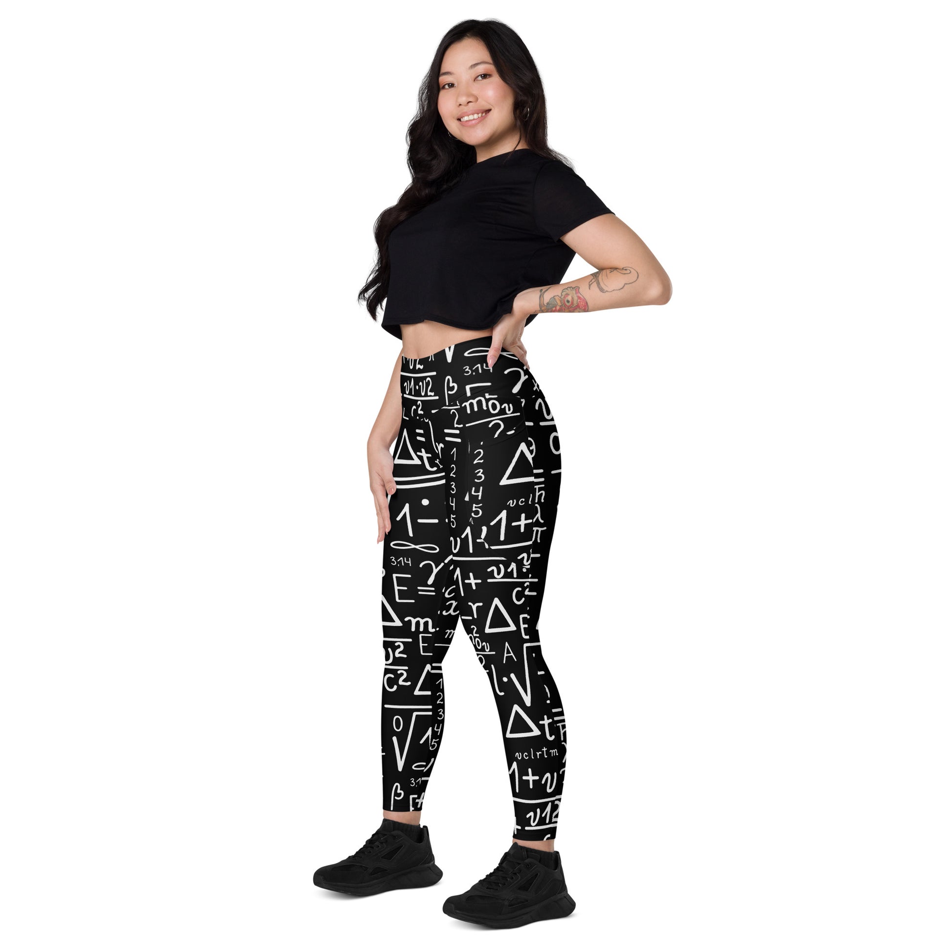 Mathematics - Leggings with pockets, 2XS - 6XL Leggings With Pockets 2XS - 6XL (US)