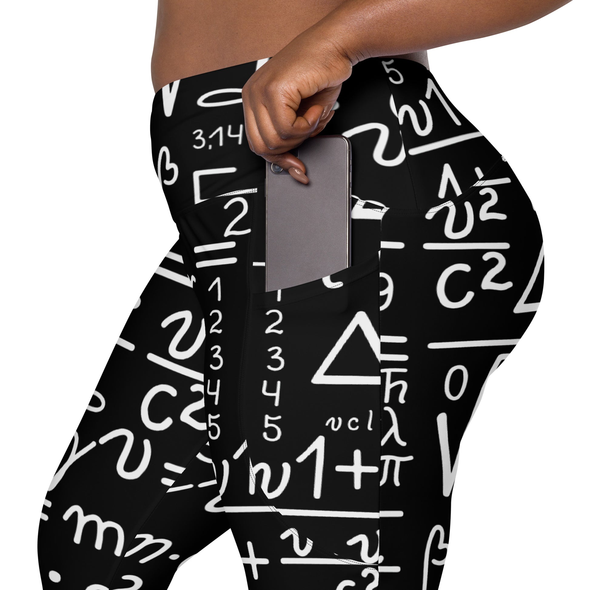 Mathematics - Leggings with pockets, 2XS - 6XL Leggings With Pockets 2XS - 6XL (US)