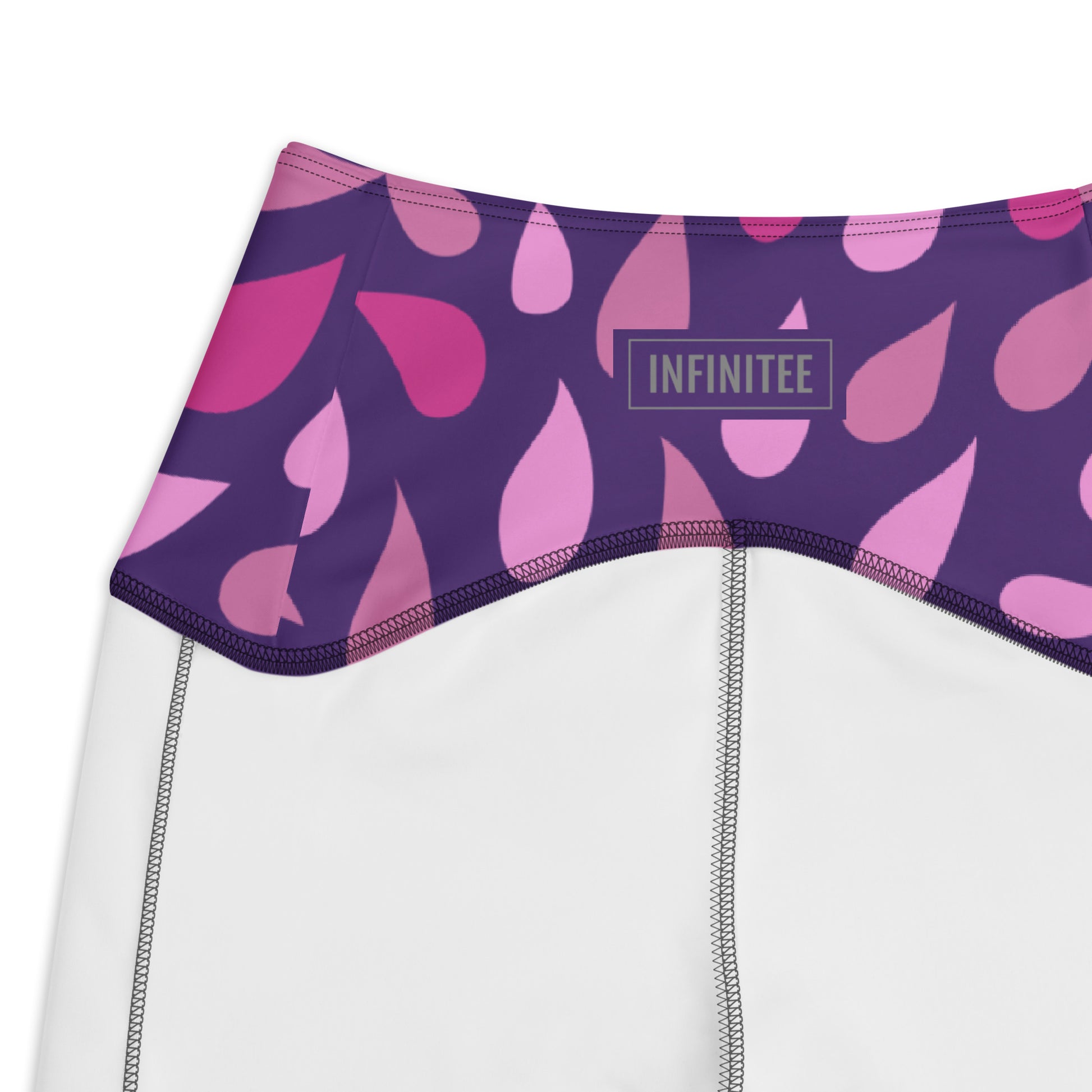 Purple Leaves - Leggings with pockets, 2XS - 6XL Leggings With Pockets 2XS - 6XL (US)