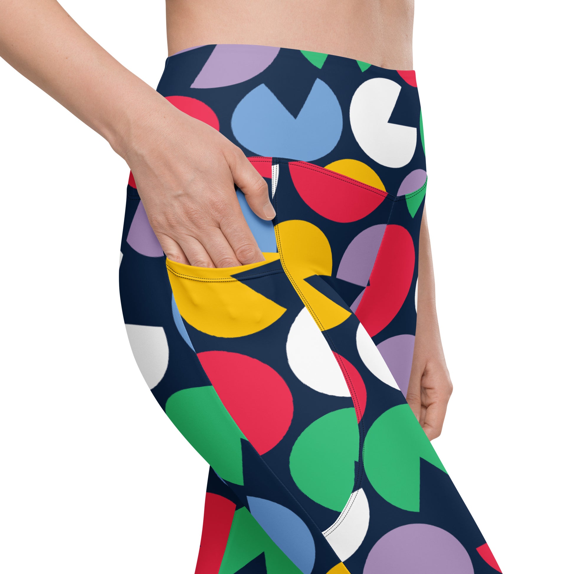 Hungry Circles - Leggings with pockets, 2XS - 6XL Leggings With Pockets 2XS - 6XL (US)