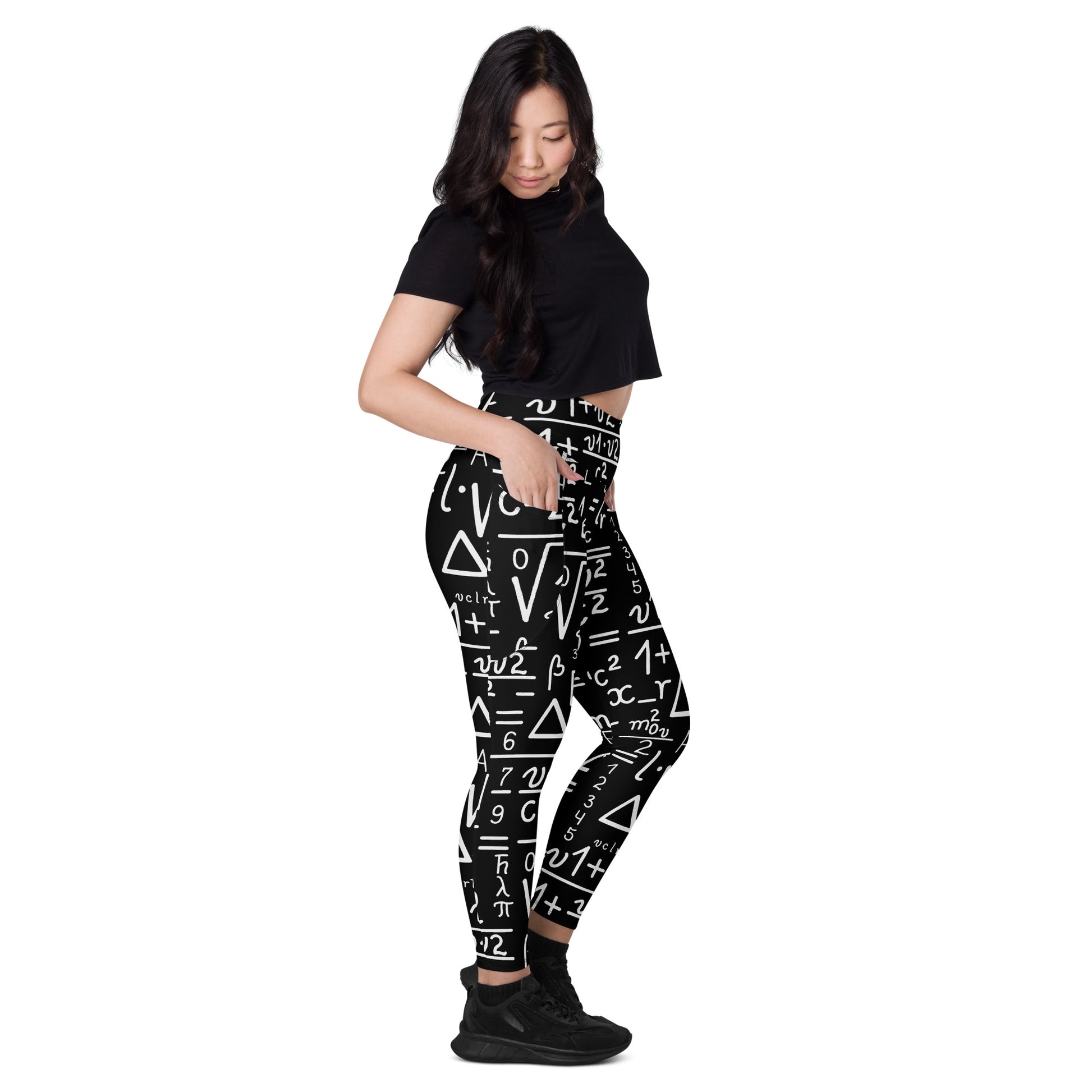 Mathematics - Leggings with pockets, 2XS - 6XL 6XL Leggings With Pockets 2XS - 6XL (US)