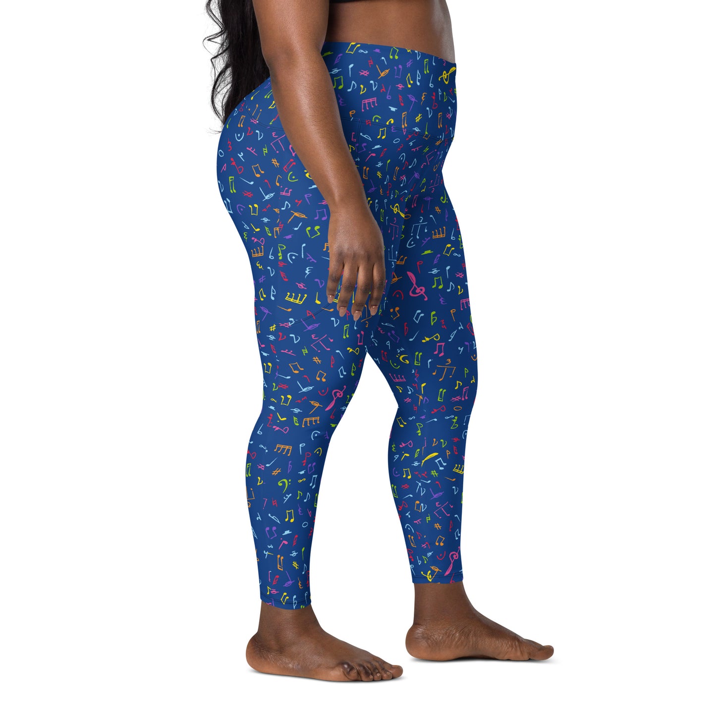 Music Notes - Leggings with pockets, 2XS - 6XL Leggings With Pockets 2XS - 6XL (US)