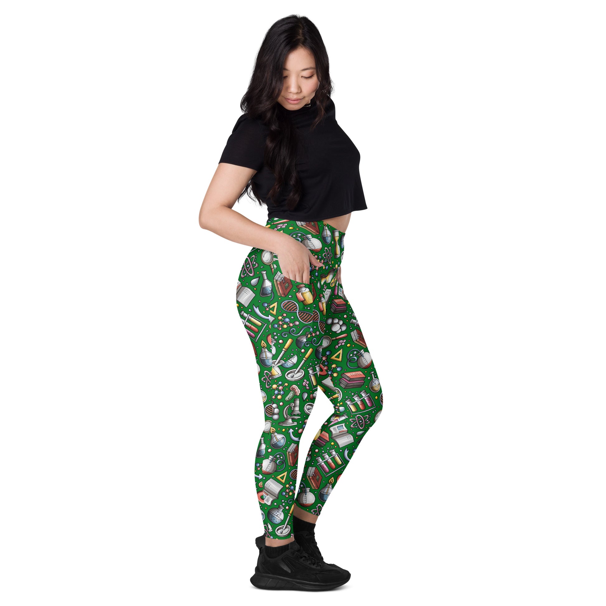 Science Love - Leggings with pockets, 2XS - 6XL Leggings With Pockets 2XS - 6XL (US)