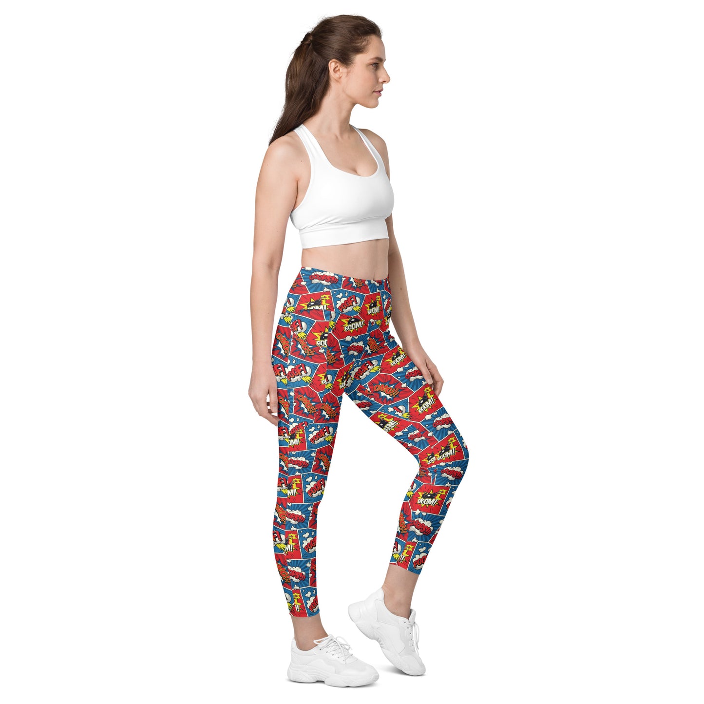 Comic Book - Leggings with pockets, 2XS - 6XL Leggings With Pockets 2XS - 6XL (US)