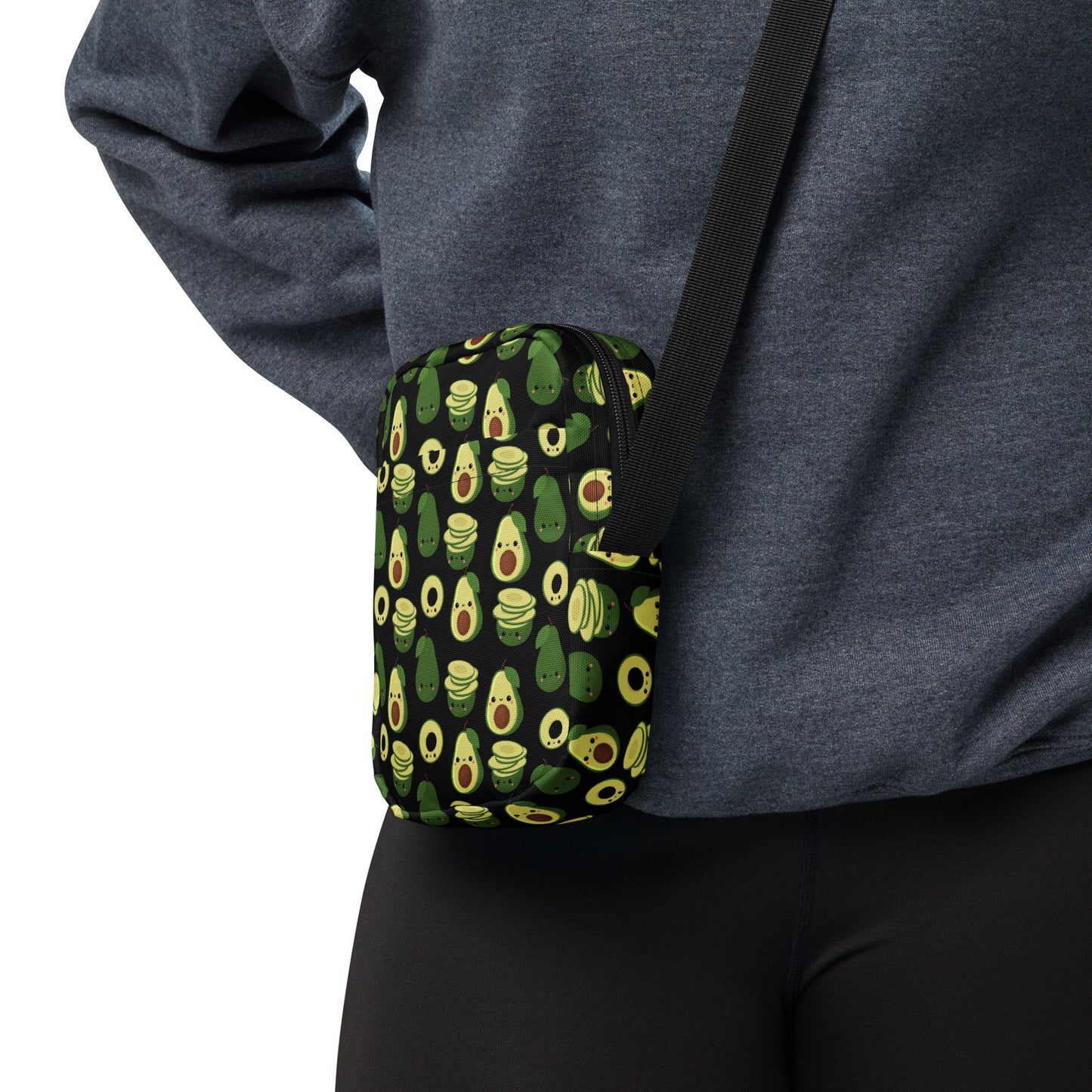 Cute Avocado's - Utility crossbody bag Utility Cross Body Bag Food Globally Fulfilled Printed Offshore