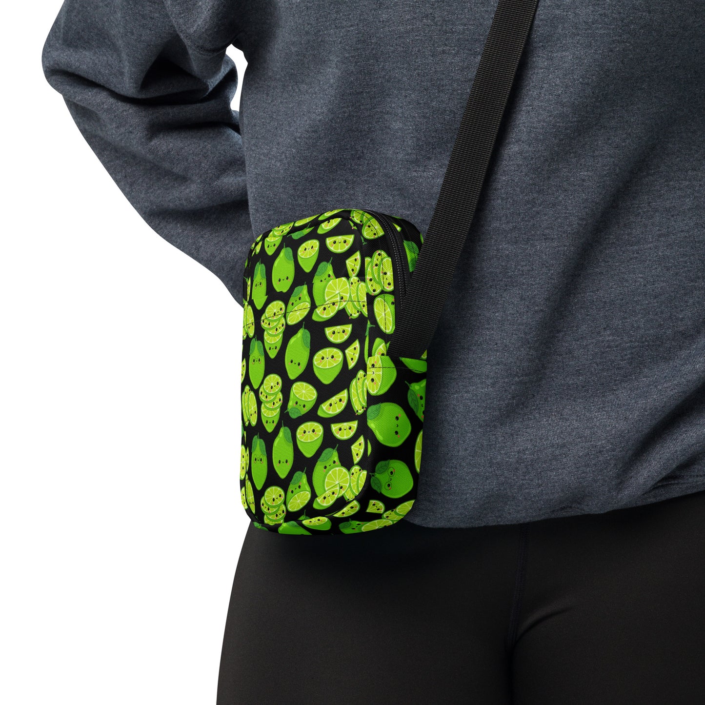 Cute Limes - Utility crossbody bag Utility Cross Body Bag Food