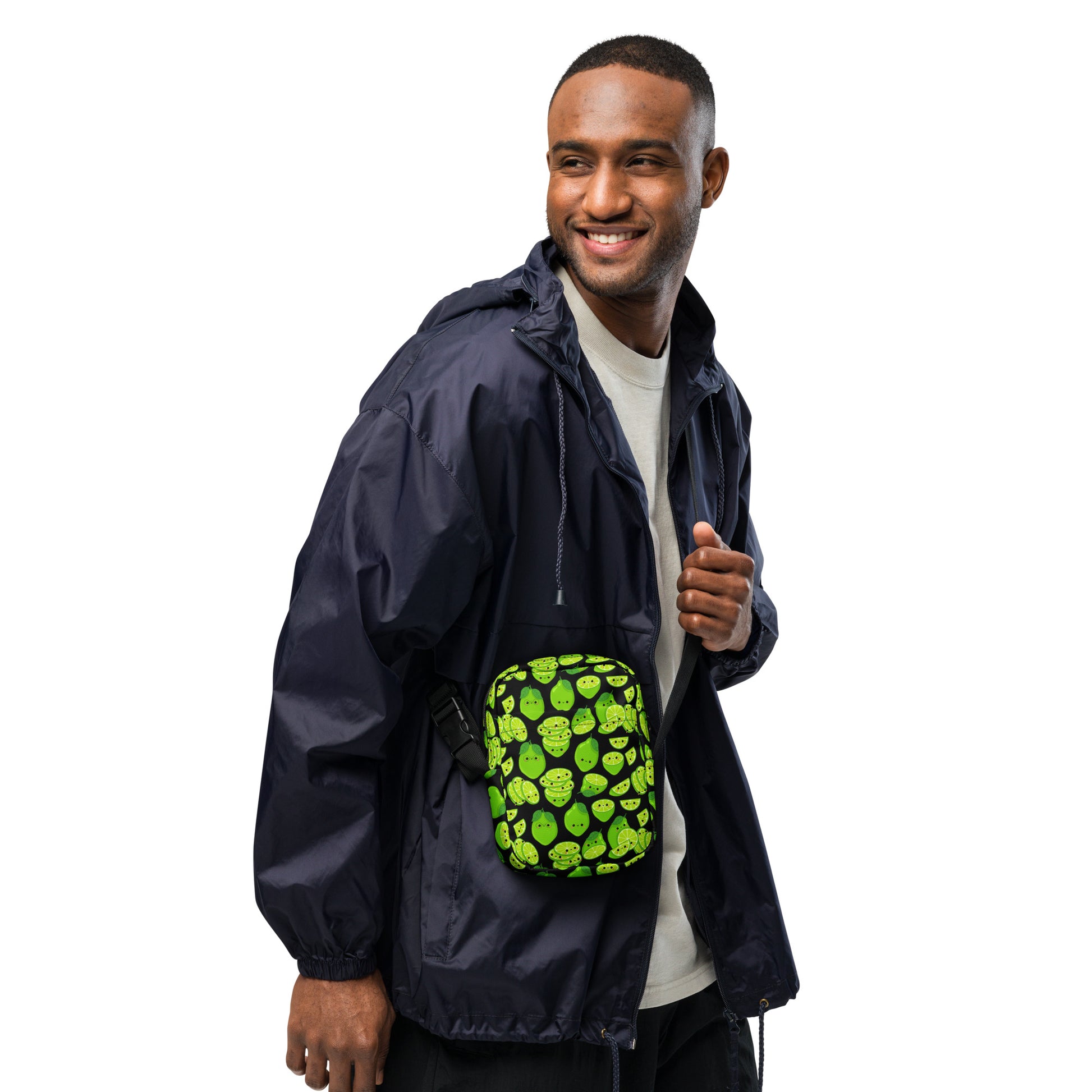 Cute Limes - Utility crossbody bag Utility Cross Body Bag Food