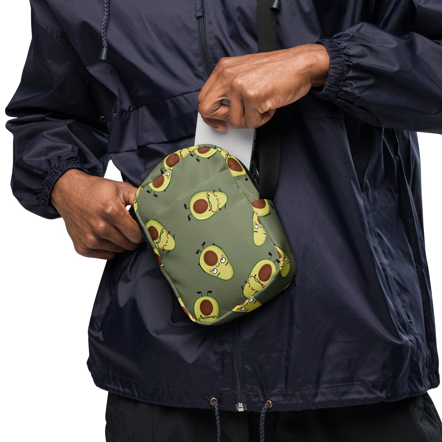 Avocado Characters - Utility crossbody bag Utility Cross Body Bag Food