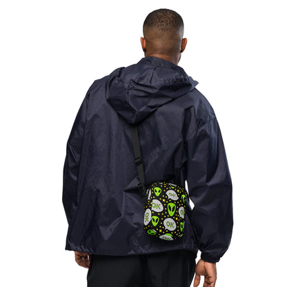 Alien OK - Utility crossbody bag Utility Cross Body Bag Globally Fulfilled Printed Offshore Sci Fi