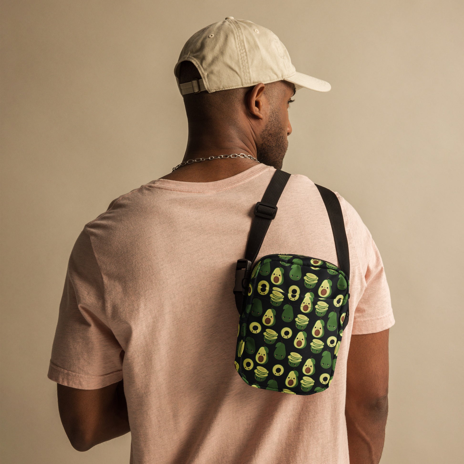 Cute Avocado's - Utility crossbody bag Utility Cross Body Bag Food Globally Fulfilled Printed Offshore