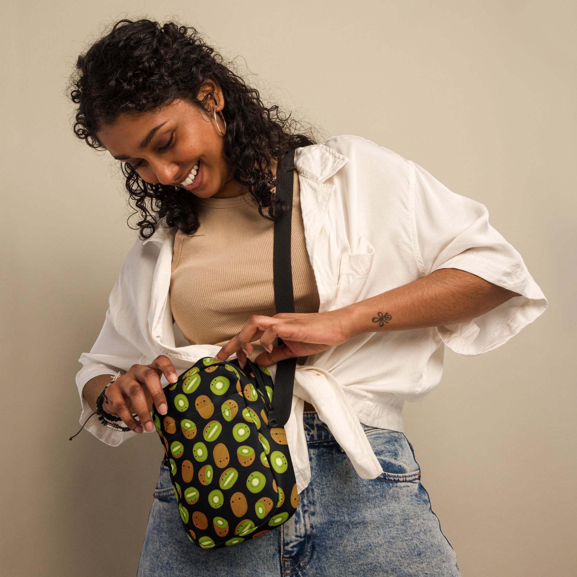 Kiwi Fruit - Utility crossbody bag Default Title Utility Cross Body Bag Food