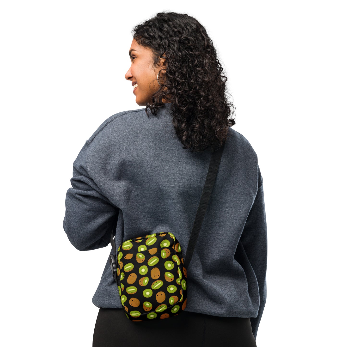 Kiwi Fruit - Utility crossbody bag Utility Cross Body Bag Food Globally Fulfilled Printed Offshore