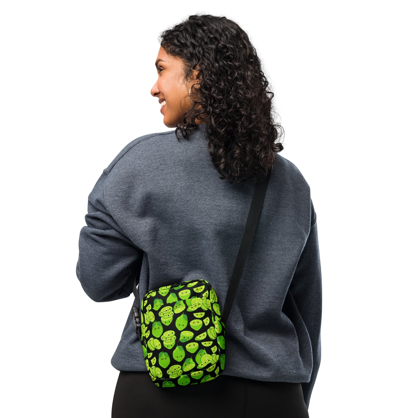 Cute Limes - Utility crossbody bag Utility Cross Body Bag Food